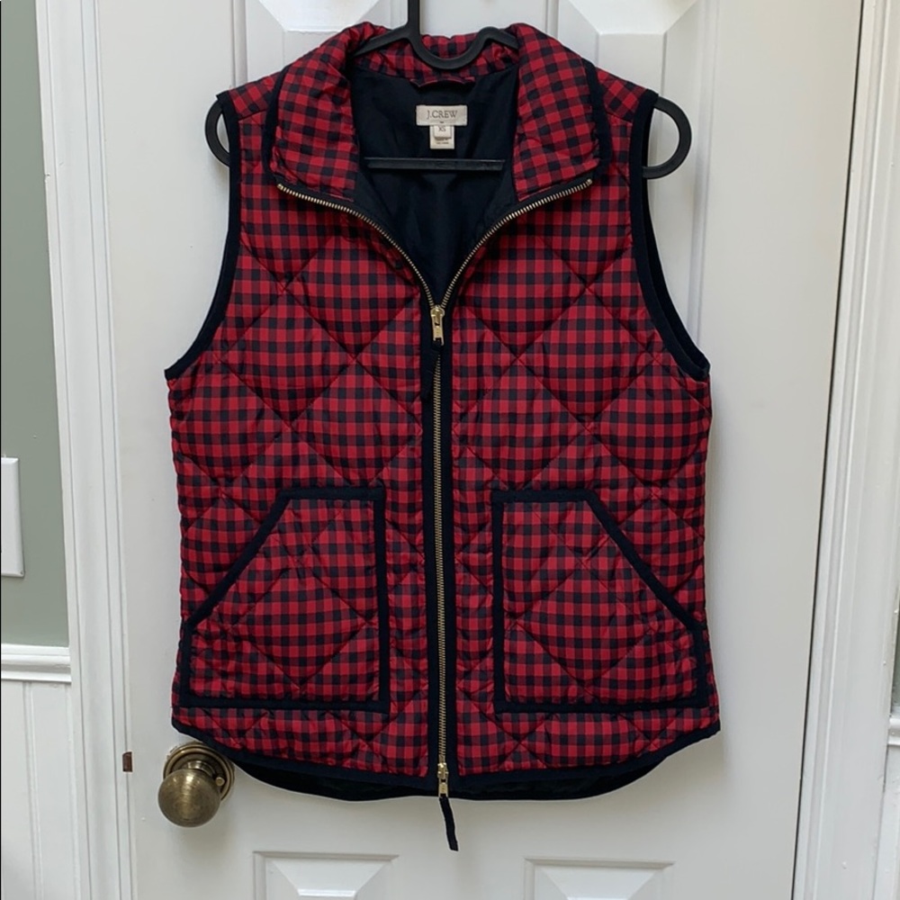 J Crew Plaid Vest